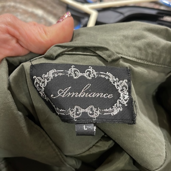 Ambiance Utility jacket in OD Green. Size L - Picture 8 of 10
